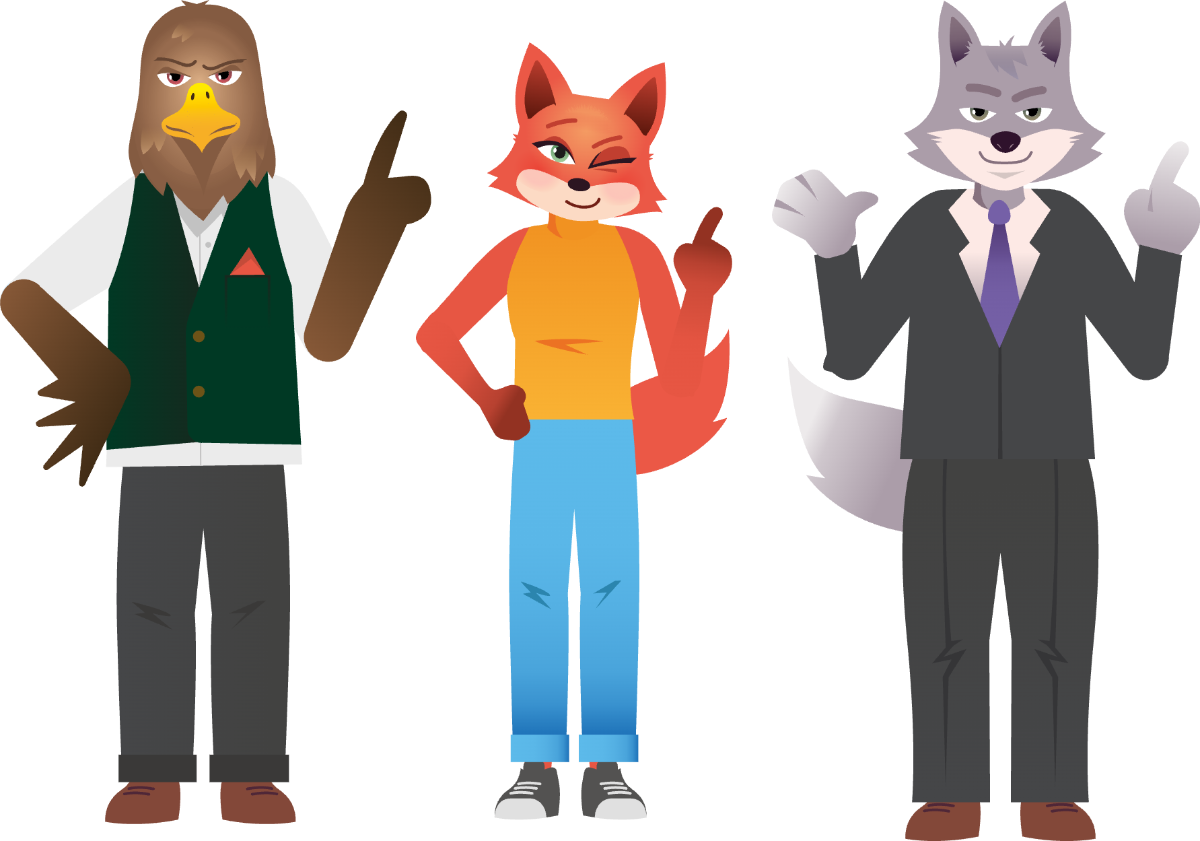 Les personnages Andra